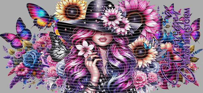 16oz Sunflower Girl-SU-329